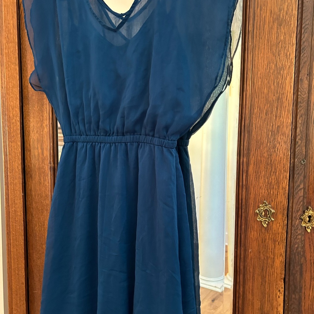 Blue “Express” dress